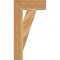 Ekena Millwork Traditional Block Rough Sawn Bracket, Western Red Cedar, 4"W x 14"D x 26"H BKT04X14X26TRA05RWR - alternate 4